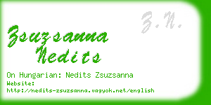 zsuzsanna nedits business card